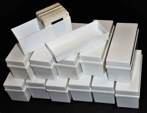 plastic 35mm slide storage boxes